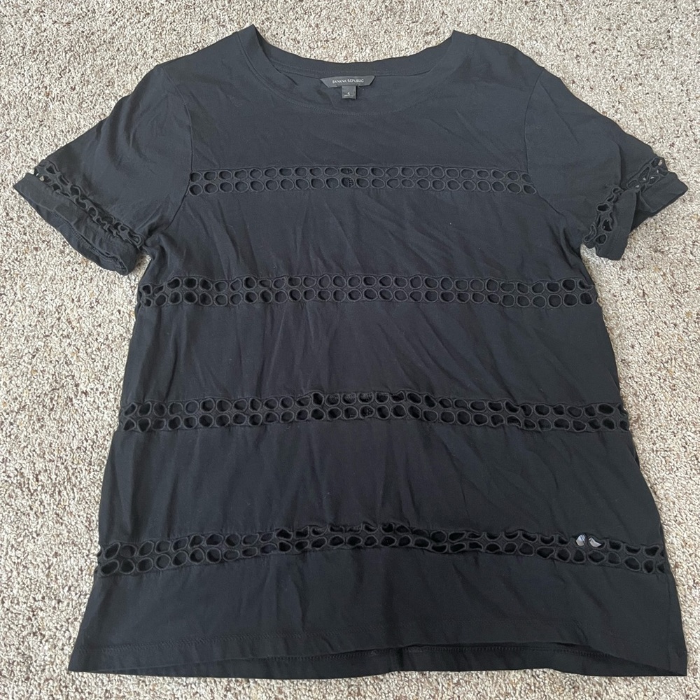 Banana Republic Shirt - Black - Trendy
